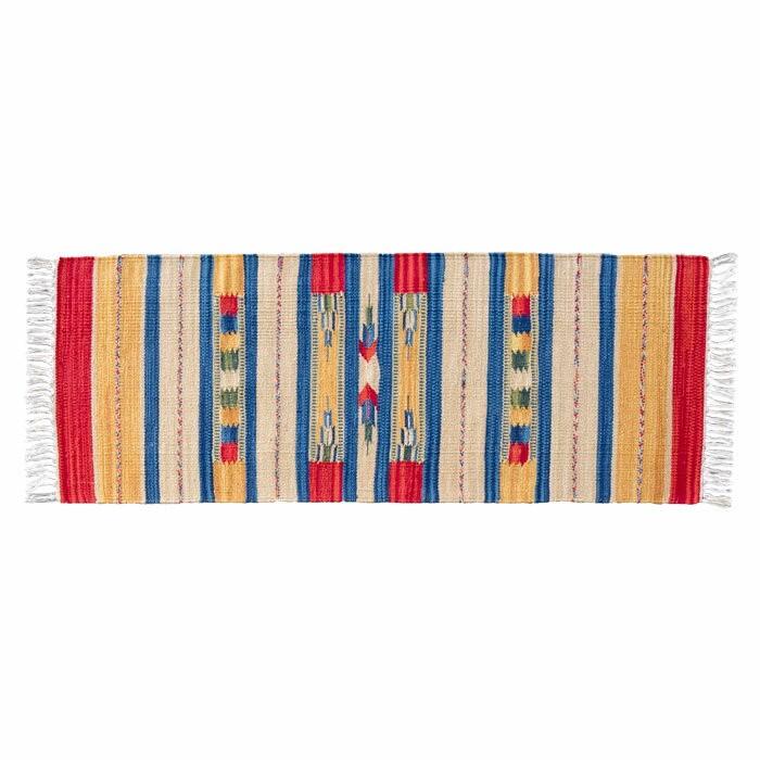 キッチンマット おしゃれ 玄関マット 45×120cm ラグ マット キリム インド綿 オルテガ エスニック ネイティブ 民族 Cタイプ キッチン用品 31702 | ブランド登録なし | 02