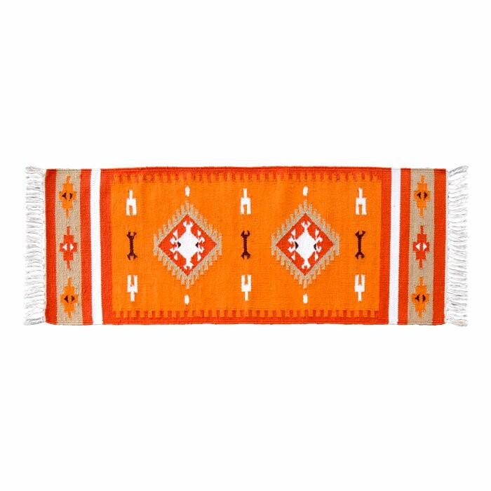 キッチンマット おしゃれ 玄関マット 45×120cm ラグ マット キリム インド綿 オルテガ エスニック ネイティブ 民族 Gタイプ キッチン用品 31730 | ブランド登録なし | 02