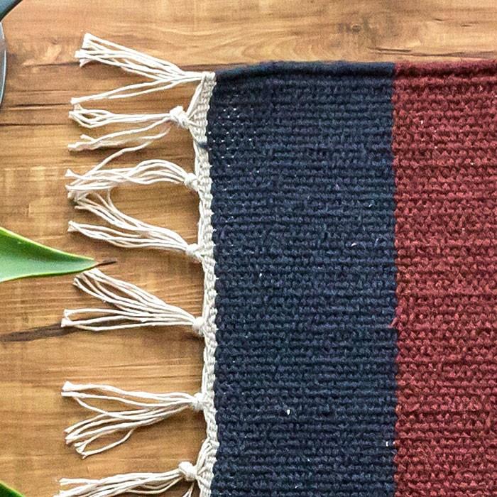 コットンキリムラグ ラグマット ラグ カーペット おしゃれ 長方形 100×140cm Hタイプ インド綿 オルテガ エスニック ネイティブ 31940 | ELEMENTS（インテリア） | 03