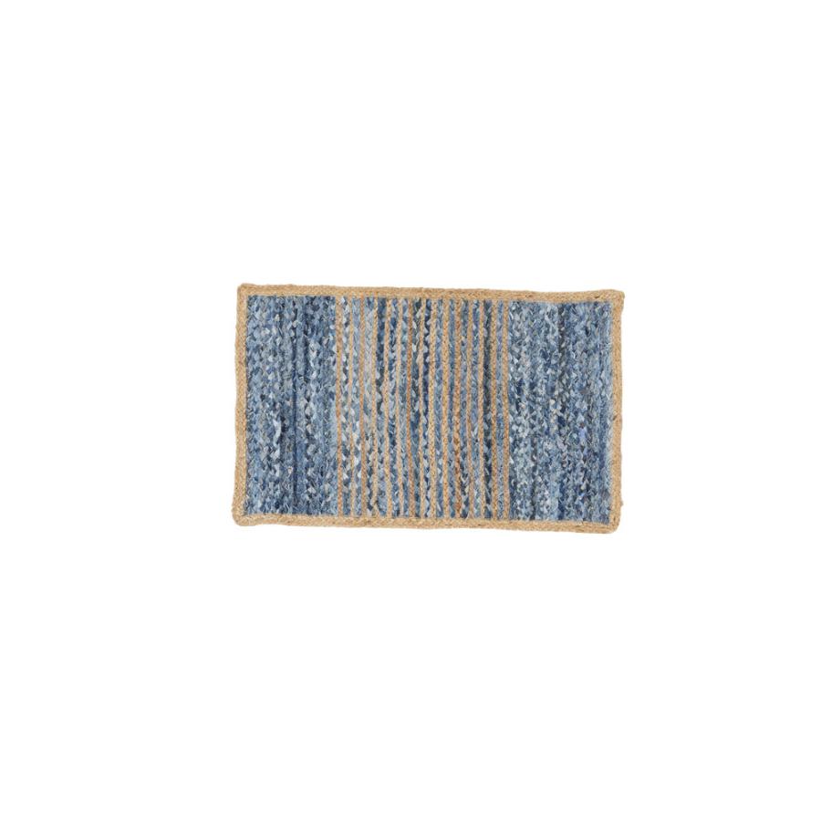 玄関 マット ラグ デニム 幅80cm 50×80 綿  麻 オール シーズン 春 夏 秋 冬 ヴィンテージ  厚手 ジーンズ アップサイクル おしゃれ 北欧 西海岸 32102 | ELEMENTS（インテリア） | 20