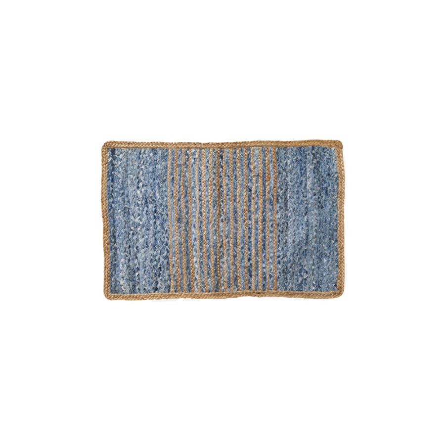 玄関 マット ラグ デニム 幅90cm 60×90 綿  麻 オール シーズン 春 夏 秋 冬 ヴィンテージ  厚手 ジーンズ アップサイクル おしゃれ 北欧 西海岸 32103 | ELEMENTS（インテリア） | 20