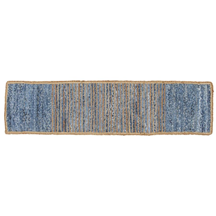 キッチン マット ラグ デニム 幅180cm 45×180 綿  麻 オール シーズン 春 夏 秋 冬 ヴィンテージ  厚手 ジーンズ アップサイクル おしゃれ 北欧 西海岸 32105 | ELEMENTS（インテリア） | 20