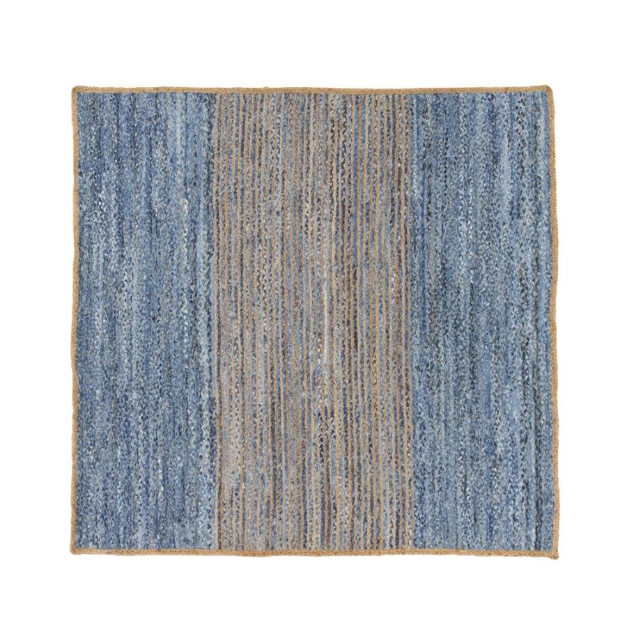 ラグ カーペット マット デニム 幅200cm 200×200 綿 オール シーズン 春 夏 秋 冬 ヴィンテージ  厚手 ジーンズ アップサイクル おしゃれ 北欧 西海岸 32108 | ELEMENTS（インテリア） | 20