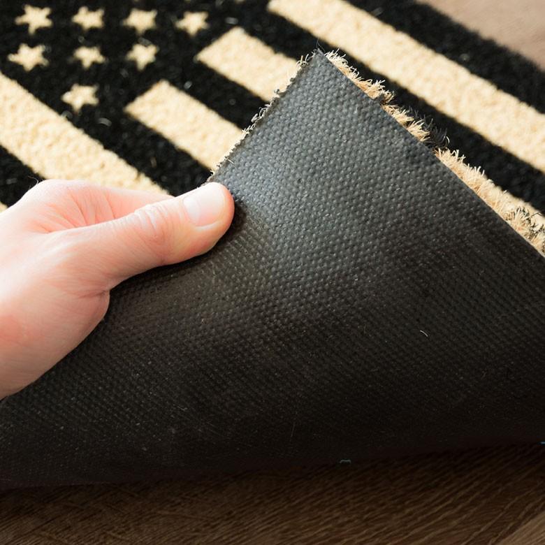 コイヤーマット 玄関マット ドアマット 室外 アメリカ星条旗柄 エントランス テラス デッキ 勝手口 泥落とし 雪 ココナッツ ココヤシ おしゃれ 32115 | ブランド登録なし | 05