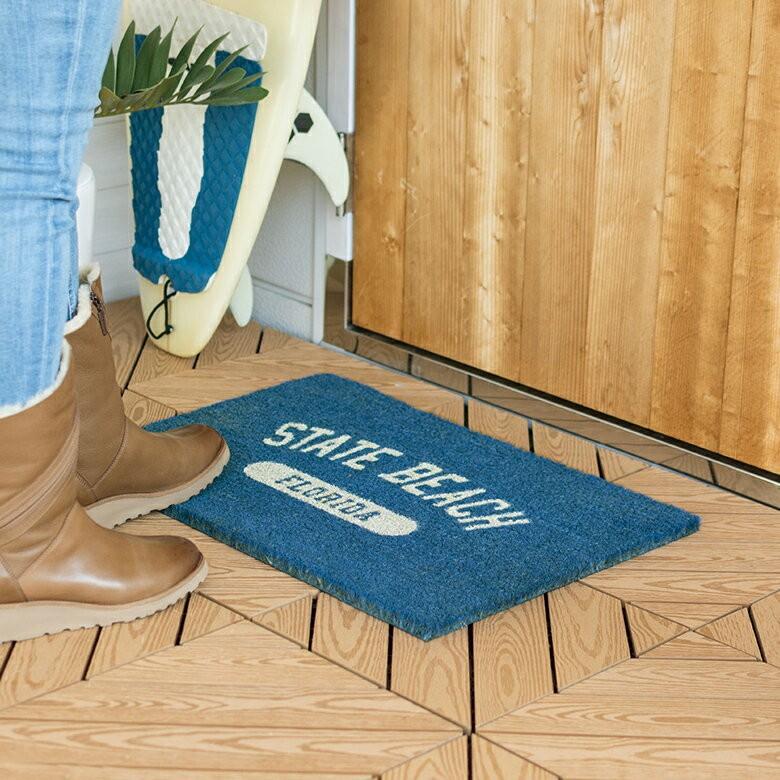 玄関マット ドアマット 室外 コイヤーマット STATE BEACH エントランス テラス デッキ 勝手口 泥落とし 雪 ココナッツ ココヤシ おしゃれ 32121 | ブランド登録なし | 02