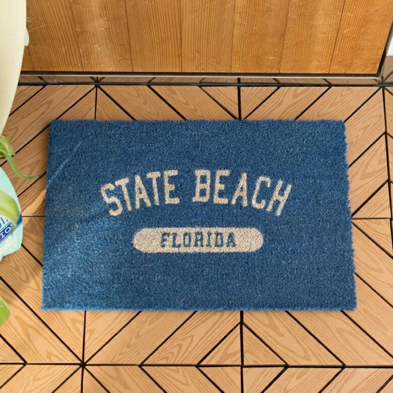 玄関マット ドアマット 室外 コイヤーマット STATE BEACH エントランス テラス デッキ 勝手口 泥落とし 雪 ココナッツ ココヤシ おしゃれ 32121 | ブランド登録なし | 07