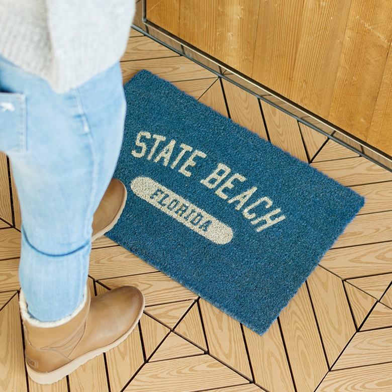 玄関マット ドアマット 室外 コイヤーマット STATE BEACH エントランス テラス デッキ 勝手口 泥落とし 雪 ココナッツ ココヤシ おしゃれ 32121 | ブランド登録なし | 08