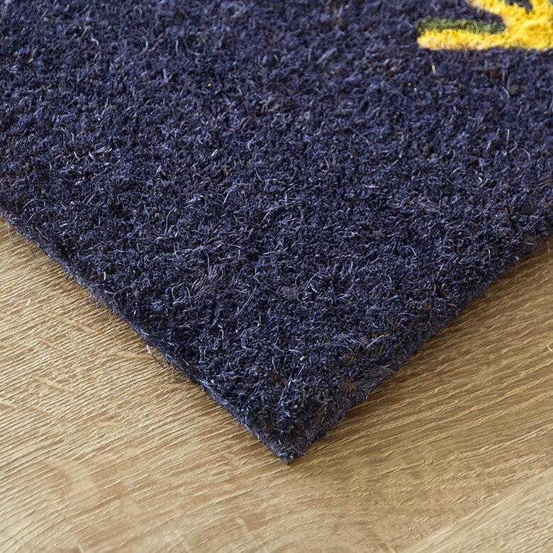 玄関マット ドアマット 室外 コイヤーマット Welcome ネイビー エントランス テラス デッキ 勝手口 泥落とし 雪 ココナッツ ココヤシ おしゃれ 32123 | ブランド登録なし | 09