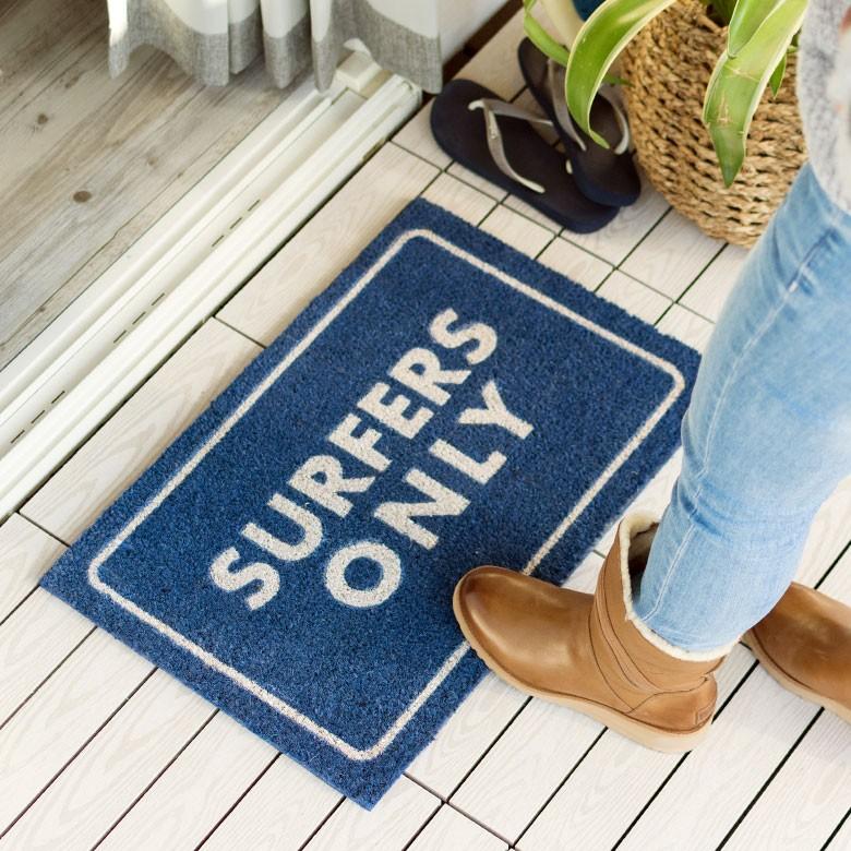 コイヤーマット 玄関マット ドアマット 室外 SURFERSONRY エントランス テラス デッキ 勝手口 泥落とし 雪 ココナッツ ココヤシ おしゃれ 32126 | ブランド登録なし | 08