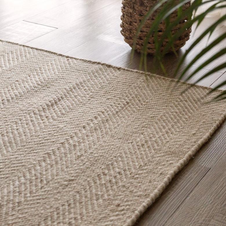 ラグ ラグマット 約140×200cm インド製 コットン ブラック ホワイト モノトーン シェブロン ボーダー ストライプ ジグザグ 北欧 インテリア おしゃれ 34412-be | ブランド登録なし | 12