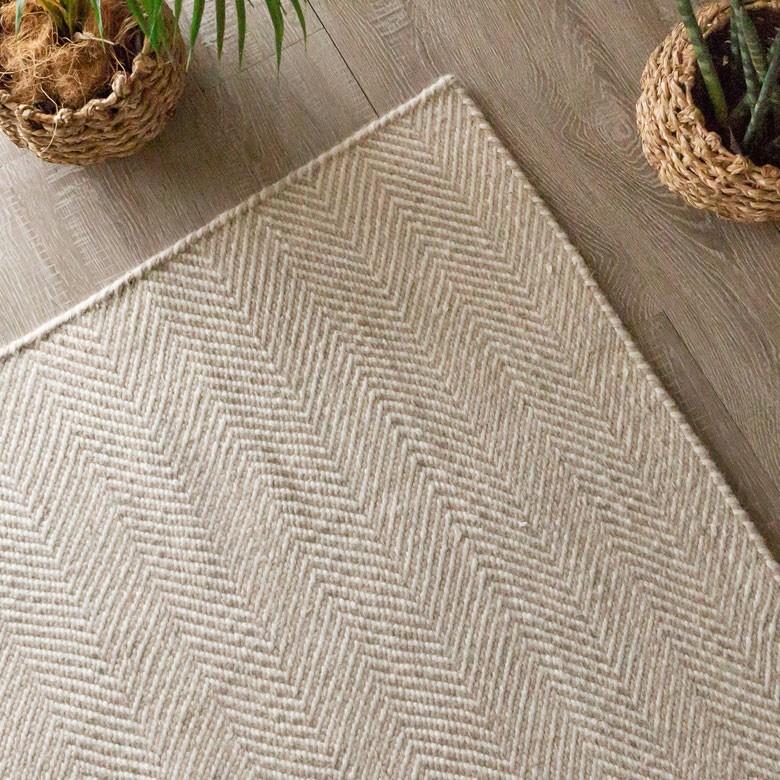 ラグ ラグマット 約140×200cm インド製 コットン ブラック ホワイト モノトーン シェブロン ボーダー ストライプ ジグザグ 北欧 インテリア おしゃれ 34412-be | ブランド登録なし | 09