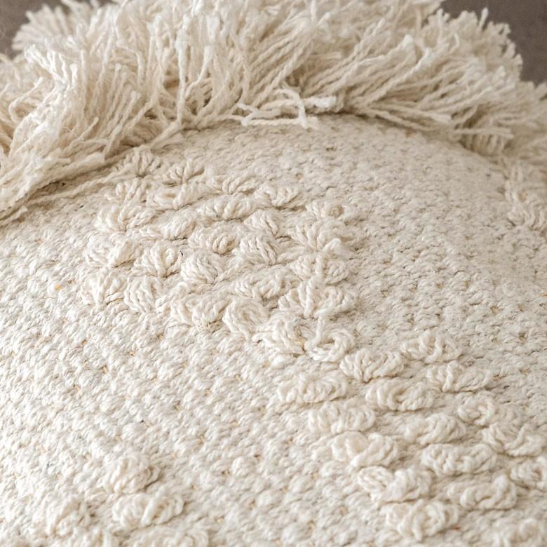 クッションカバー クッション ホワイト ボヘミアン 30×50cm アイボリー BOHO カバー おしゃれ お洒落 エスニック ボーホー 四角 34426 | ブランド登録なし | 01