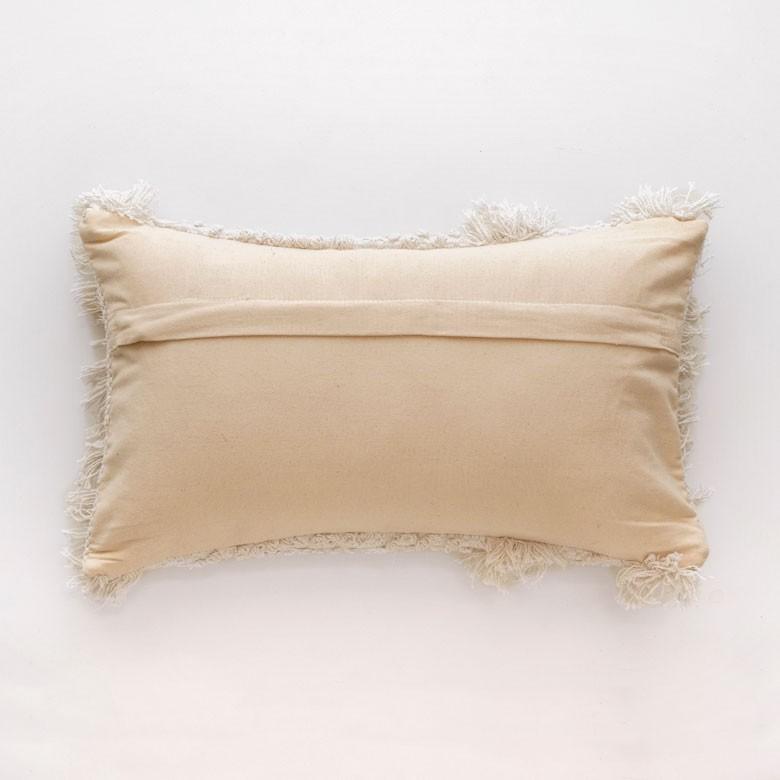 クッションカバー クッション ホワイト ボヘミアン 30×50cm アイボリー BOHO カバー おしゃれ お洒落 エスニック ボーホー 四角 34426 | ブランド登録なし | 11