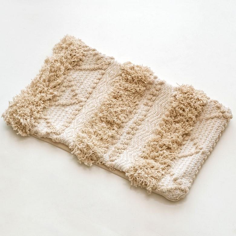 クッションカバー クッション ナチュラル ボヘミアン 30×50cm ホワイト ベージュ BOHO  カバー おしゃれ お洒落 エスニック ボーホー 四角 34430 | ブランド登録なし | 09