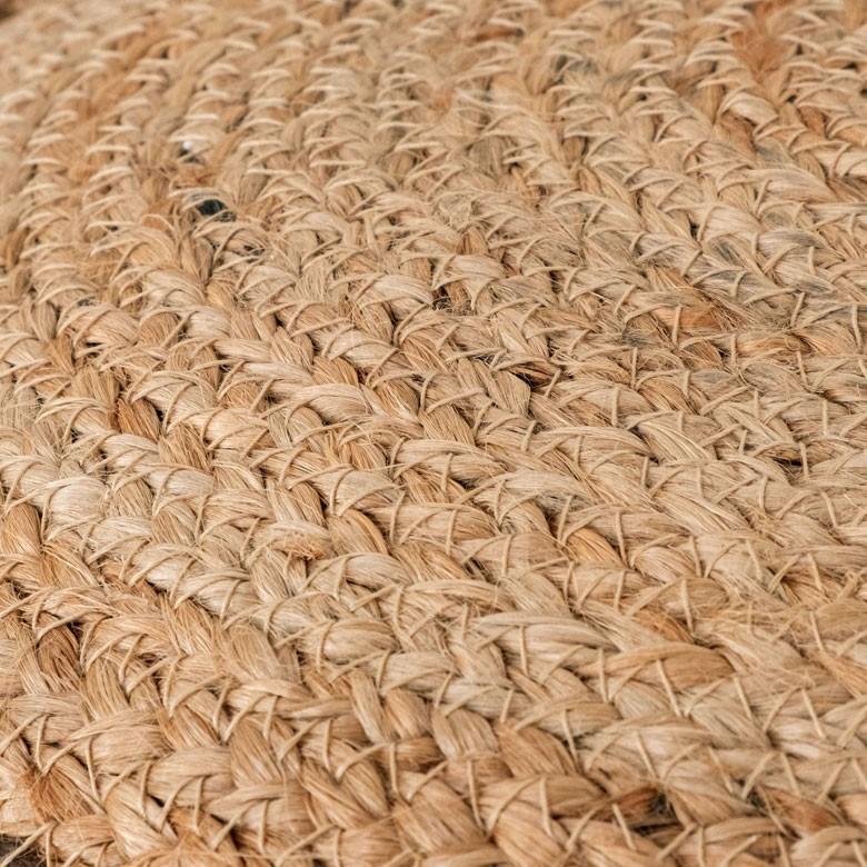 クッション プフ ジュート フリンジ 約 W 40 D 40 H 45 スツール オットマン プーフ アジアン家具 モダン おしゃれ 天然素材 ナチュラル ベランピング 34434 | ELEMENTS（インテリア） | 01