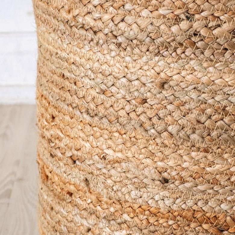 クッション プフ ジュート フリンジ 約 W 40 D 40 H 45 スツール オットマン プーフ アジアン家具 モダン おしゃれ 天然素材 ナチュラル ベランピング 34434 | ELEMENTS（インテリア） | 08