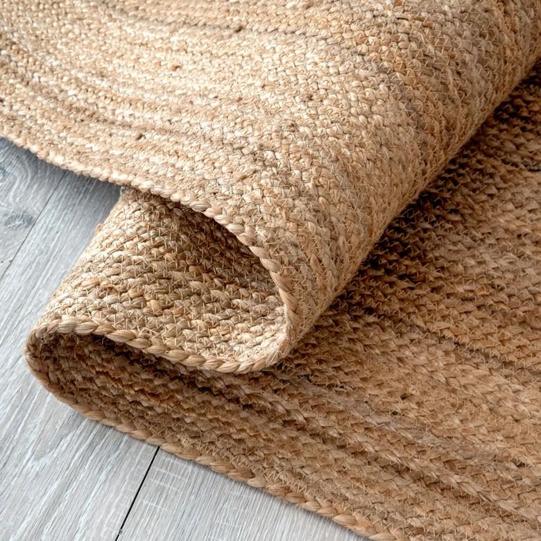 ジュートラグ  スクエア 長方形 約 W 100cm D 140cm D 2cm 麻 天然素材 ラグ 敷物 ひんやり 夏 和 和モダン インテリア 涼しい おしゃれ マット 34437 | ELEMENTS（インテリア） | 18