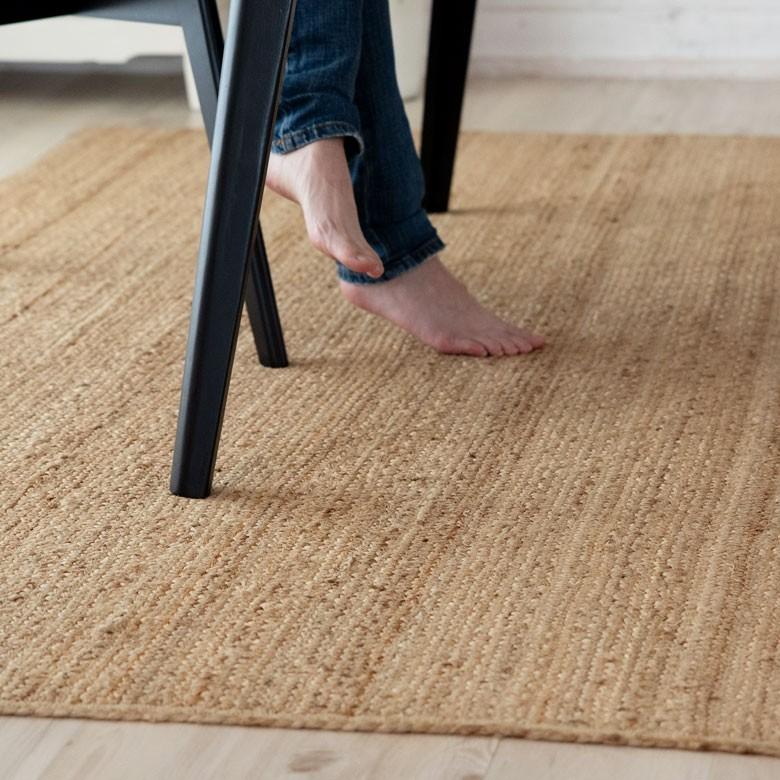 ジュートラグ  スクエア 長方形 約  W 200cm D 250cm D 2cm 麻 天然素材 ラグ 敷物 ひんやり 夏 和 和モダン インテリア 涼しい おしゃれ マット 34438 | ELEMENTS（インテリア） | 14