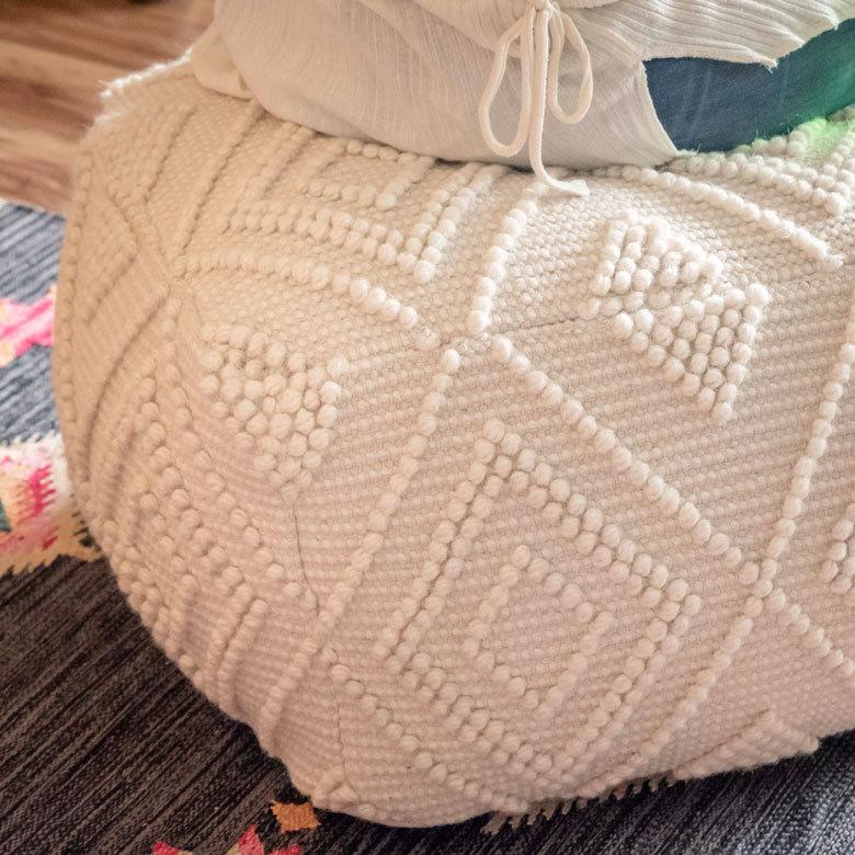 プフ クッション スツール raha 座いす ビーズクッション 四角 家具 1人掛け 北欧 ボヘミアン インテリア 四角 34440-iv | ELEMENTS（インテリア） | 09