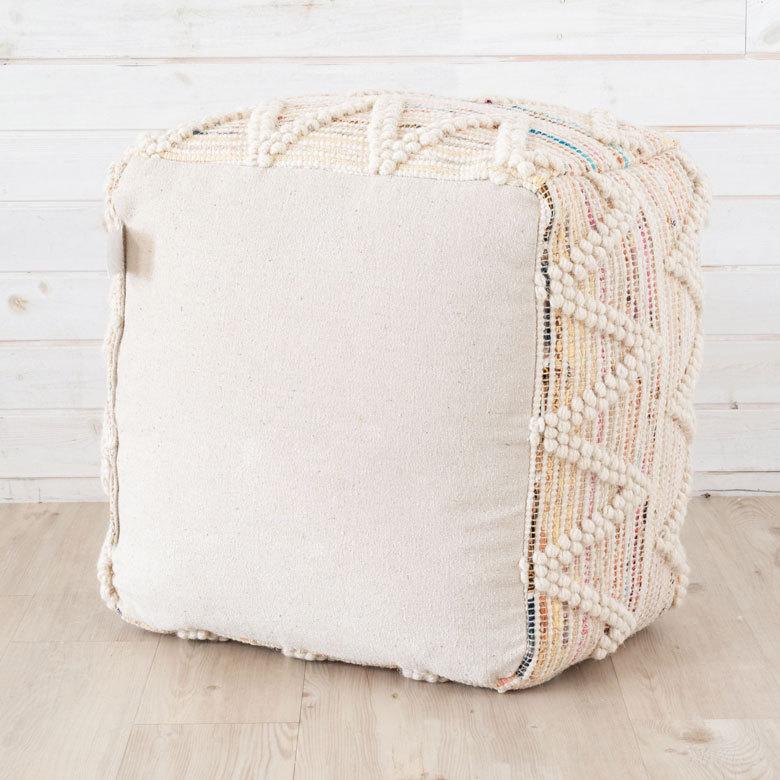 プフ クッション スツール raha 座いす ビーズクッション 四角 家具 1人掛け 北欧 ボヘミアン インテリア 四角 34441-mt | ELEMENTS（インテリア） | 15