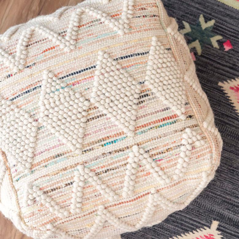 プフ クッション スツール raha 座いす ビーズクッション 四角 家具 1人掛け 北欧 ボヘミアン インテリア 四角 34441-mt | ELEMENTS（インテリア） | 04