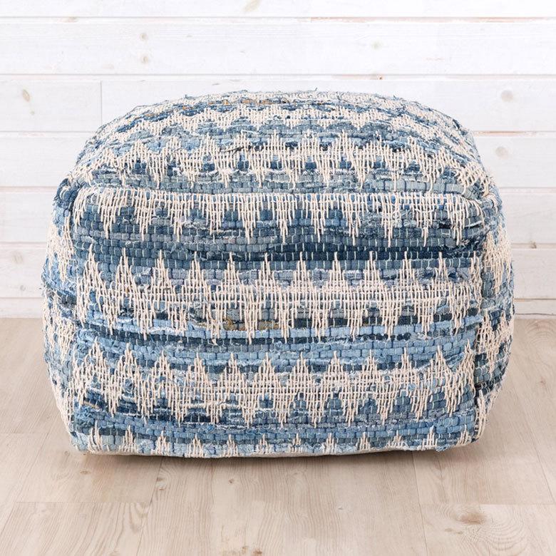 プフ クッション スツール raha 座いす ビーズクッション 四角 家具 1人掛け 北欧 ボヘミアン インテリア 四角 34443-bl | ELEMENTS（インテリア） | 14