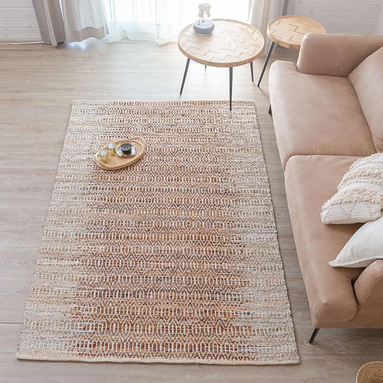 ELEMENTS（インテリア） ラグ ラグマット 約 133×190 cm 長方形