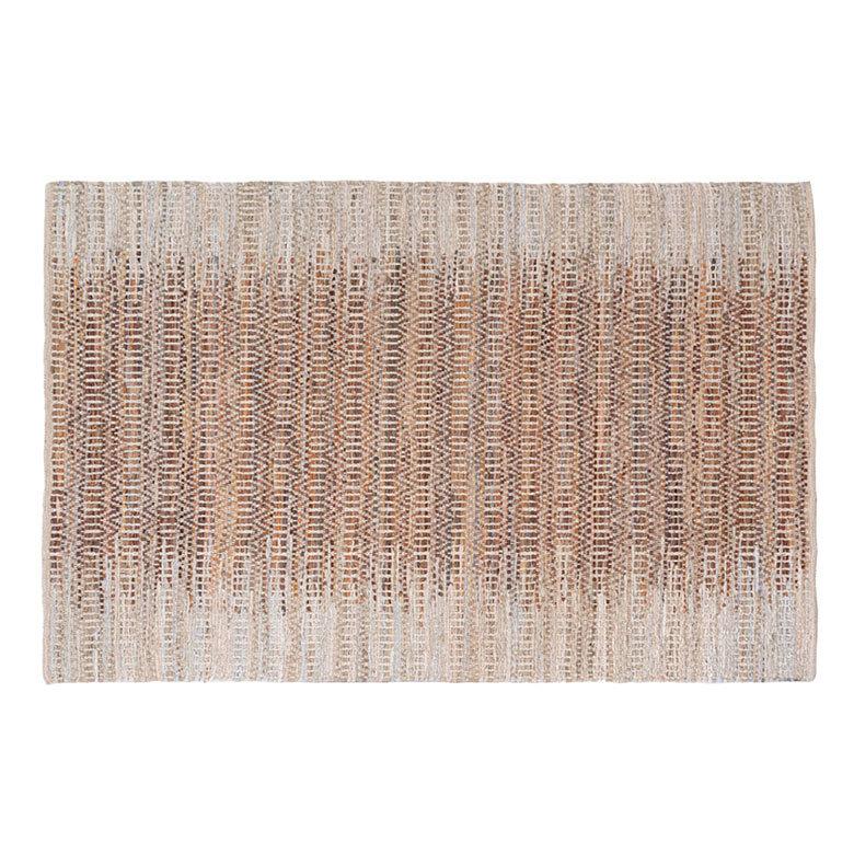 ラグ ラグマット 約 133×190 cm 長方形 ジュート 麻 レザー コットン 天然素材 おしゃれ 34444-br | ELEMENTS（インテリア） | 19