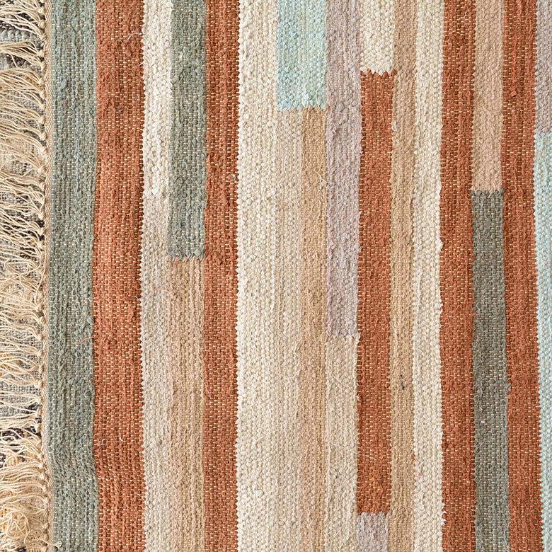 ラグ ラグマット 約 133×190 cm 長方形 コットン 綿 手織り おしゃれ 34447-br | ELEMENTS（インテリア） | 16