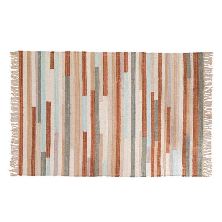 ラグ ラグマット 約 133×190 cm 長方形 コットン 綿 手織り おしゃれ 34447-br | ELEMENTS（インテリア） | 19