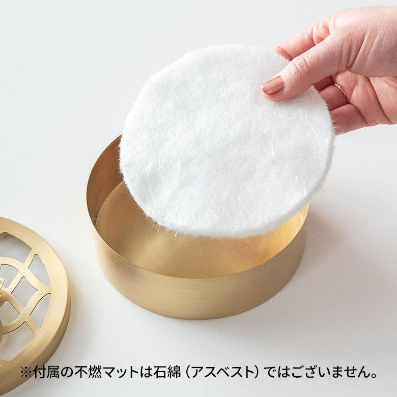 小物入れ 蚊取り線香入れ 蚊取り線香ホルダー 真鍮 ゴールド 直径 約13.5cm 蚊遣り 器 蓮 蚊やり ケース  かやり 入れ物 ポット キャンドル 34451 | ブランド登録なし | 04