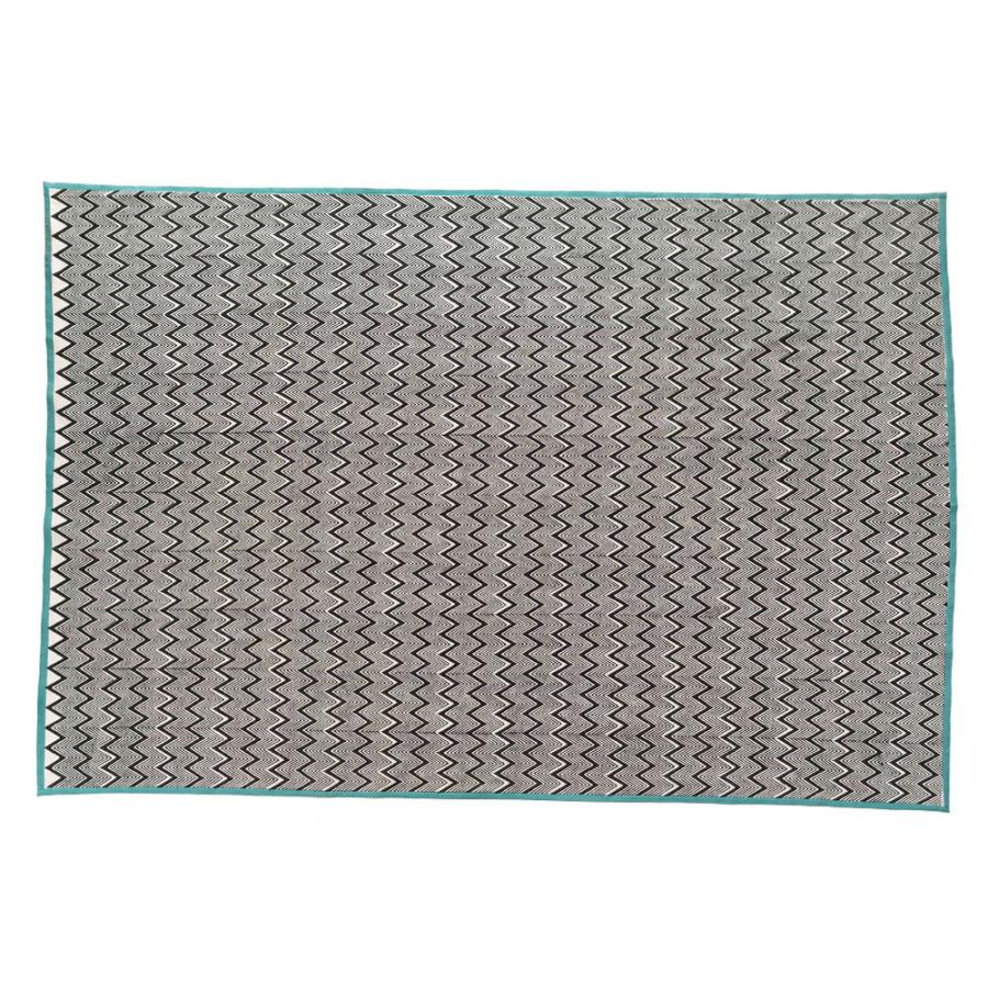 テーブルクロス インド ブロック プリント 柄 綿 コットン 約150cm×220cm テーブルカバー 布 ダイニング ブラック アジアン エスニック 34453-bk | ブランド登録なし | 10