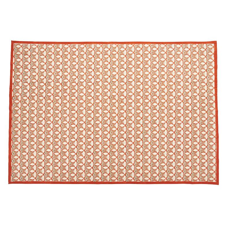 テーブルクロス インド ブロック プリント 柄 綿 コットン 約150cm