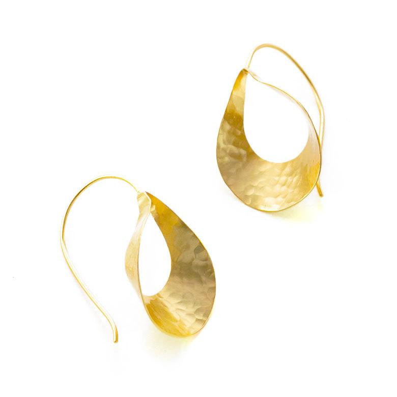 ピアス 真鍮 ゴールド アクセサリー レディース フック ピアス エスニック 揺れる エレガント カジュアル アジアン おしゃれ 34457 | ブランド登録なし | 01