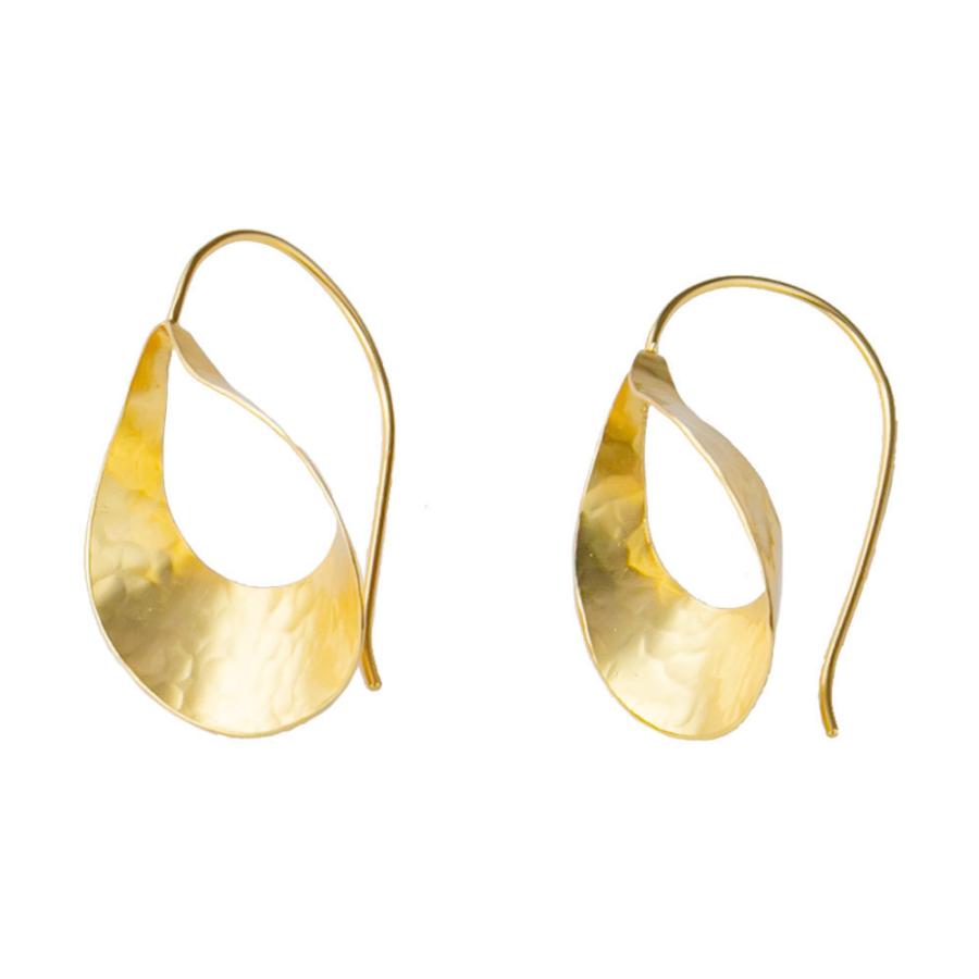 ピアス 真鍮 ゴールド アクセサリー レディース フック ピアス エスニック 揺れる エレガント カジュアル アジアン おしゃれ 34457 | ブランド登録なし | 19