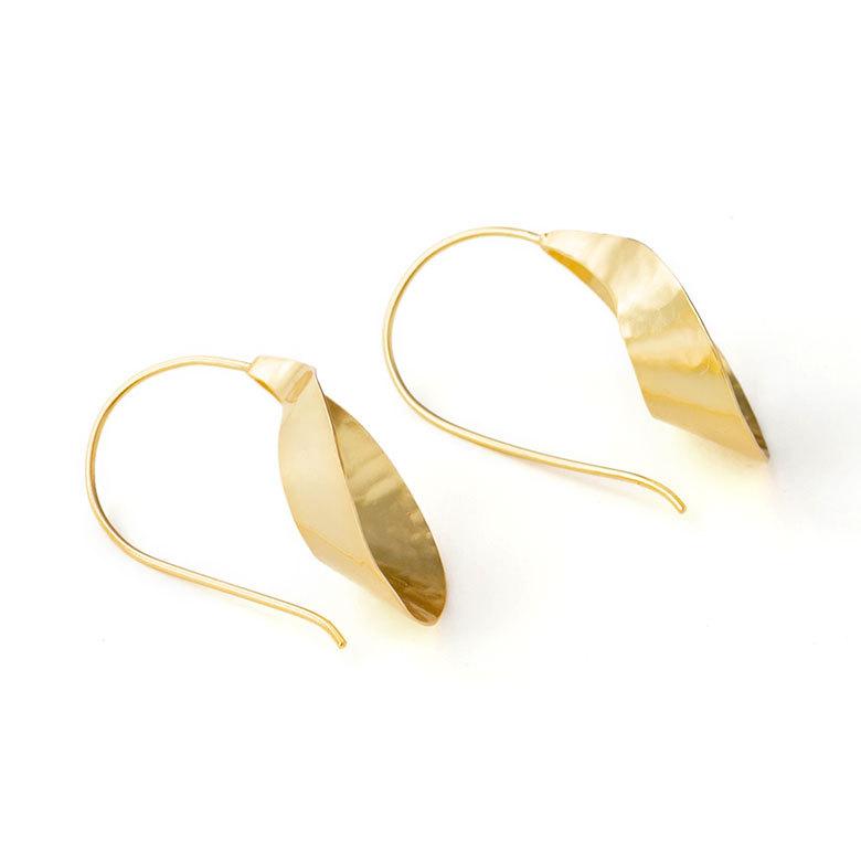 ピアス 真鍮 ゴールド アクセサリー レディース フック ピアス エスニック 揺れる エレガント カジュアル アジアン おしゃれ 34457 | ブランド登録なし | 08