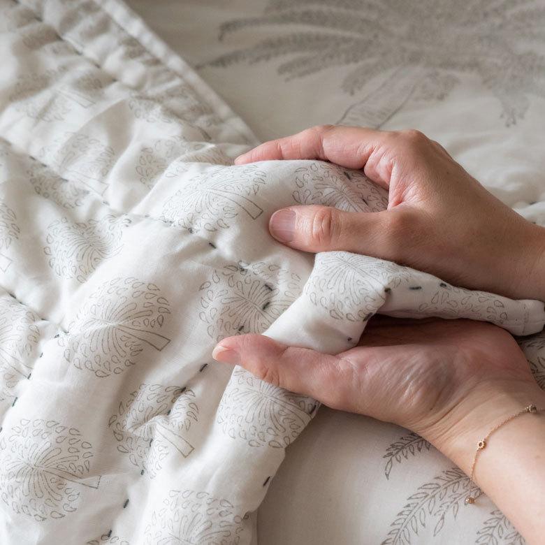 マルチカバー キルト 大判 ブランケット 長方形 ソファ ベッド ヤシの木 春 夏 秋 冬 夏用 綿 コットン ベビー 子供 洗える 洗濯可  おしゃれ 北欧 34463 | ブランド登録なし | 11