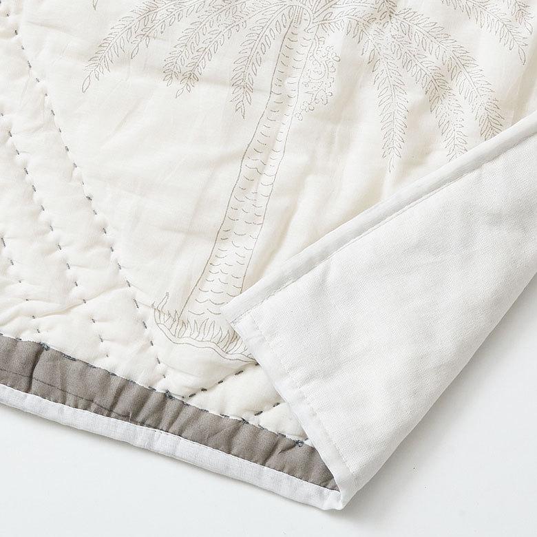 クッション カバー キルト 綿 正方形 45×45cm ヤシの木 春 夏 秋 冬 夏用 コットン 洗える 洗濯可  おしゃれ 北欧 ビーチ リゾート 西海岸 コースタル 34466 |  | 07