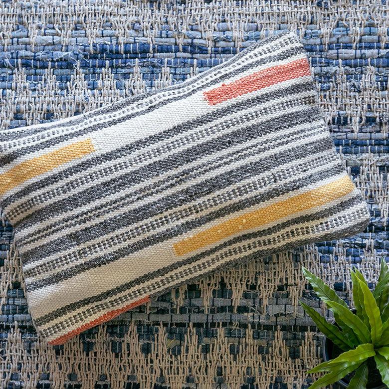 クッションカバー キリム柄 30×50cm クッション カバー 長方形 横長 ピロー 背もたれ ソファ ベッド アウトドア 車内 おしゃれ かっこいい 北欧 西海岸 34471 | ブランド登録なし | 05