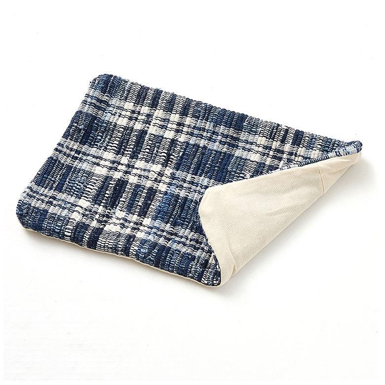 クッションカバー デニム 30×50cm チェック柄  長方形 横長 クッション用カバー ピロー 背あて 背当て ソファ ベッド  ヴィンテージ 西海岸 ビーチ | ブランド登録なし | 19