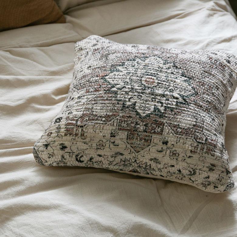 クッションカバー コットン ウーブンプリント 45ｘ45cm エスニック柄 Raha ラーハ 正方形 四角 ソファ ベッド アウトドア リビング BOHO アジアン 雑貨 34476 | ブランド登録なし | 11