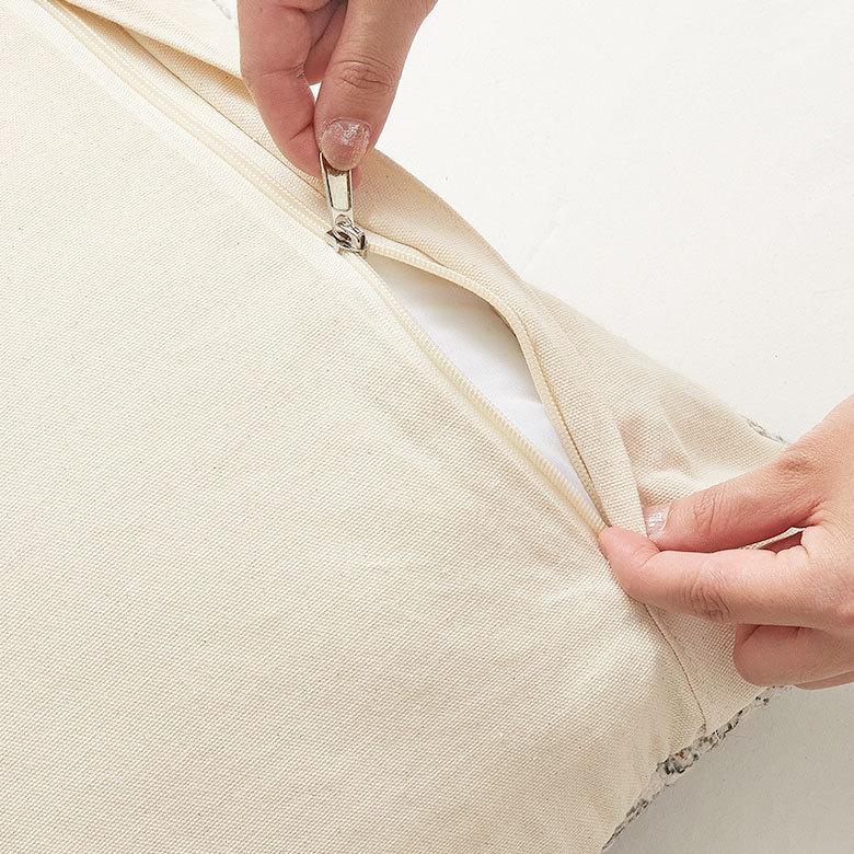 クッションカバー コットン ウーブンプリント 45ｘ45cm エスニック柄 Raha ラーハ 正方形 四角 ソファ ベッド アウトドア リビング BOHO アジアン 雑貨 34476 | ブランド登録なし | 14