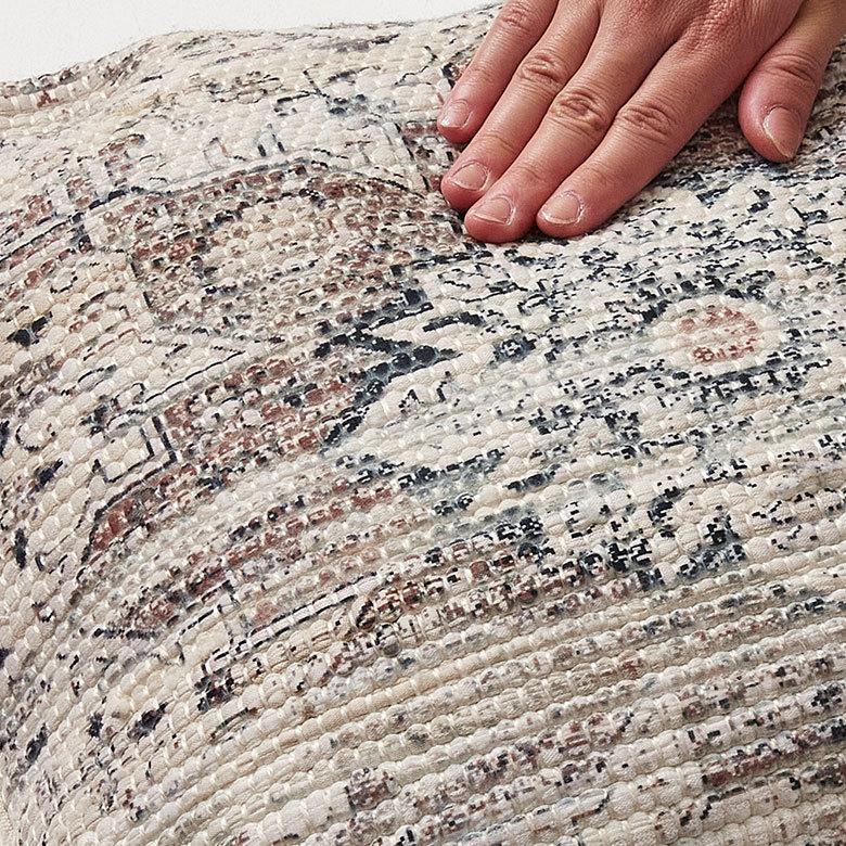 クッションカバー コットン ウーブンプリント 45ｘ45cm エスニック柄 Raha ラーハ 正方形 四角 ソファ ベッド アウトドア リビング BOHO アジアン 雑貨 34476 | ブランド登録なし | 06