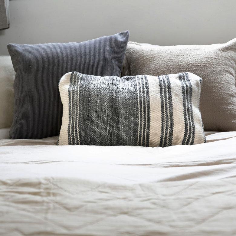 クッションカバー キリム柄 30ｘ50cm ボーダー柄 インド  長方形 横長 ピロー 背もたれ ソファ ベッド アウトドア 車内 おしゃれ かっこいい 北欧 西海岸 34479 | ブランド登録なし | 13