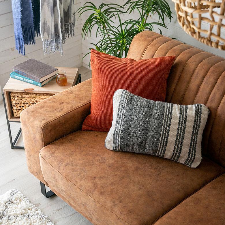 クッションカバー キリム柄 30ｘ50cm ボーダー柄 インド  長方形 横長 ピロー 背もたれ ソファ ベッド アウトドア 車内 おしゃれ かっこいい 北欧 西海岸 34479 | ブランド登録なし | 15