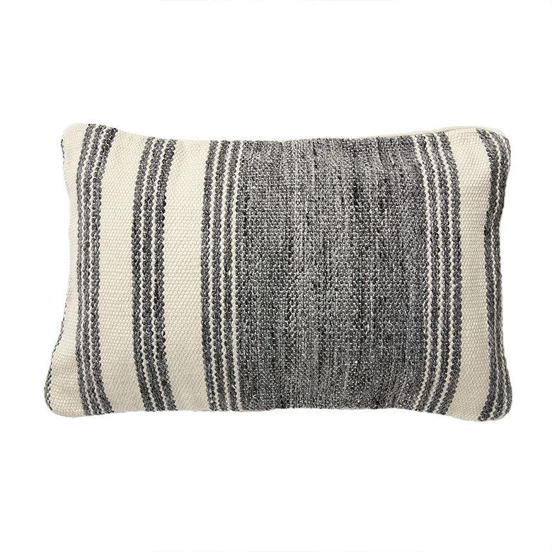 クッションカバー キリム柄 30ｘ50cm ボーダー柄 インド  長方形 横長 ピロー 背もたれ ソファ ベッド アウトドア 車内 おしゃれ かっこいい 北欧 西海岸 34479 | ブランド登録なし | 16