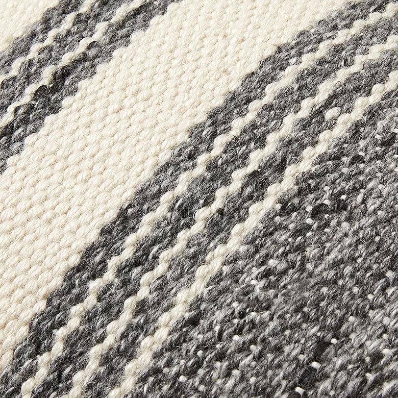 クッションカバー キリム柄 30ｘ50cm ボーダー柄 インド  長方形 横長 ピロー 背もたれ ソファ ベッド アウトドア 車内 おしゃれ かっこいい 北欧 西海岸 34479 | ブランド登録なし | 02