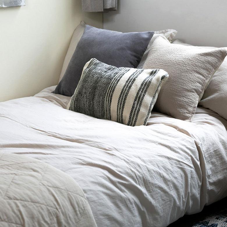 クッションカバー キリム柄 30ｘ50cm ボーダー柄 インド  長方形 横長 ピロー 背もたれ ソファ ベッド アウトドア 車内 おしゃれ かっこいい 北欧 西海岸 34479 | ブランド登録なし | 03