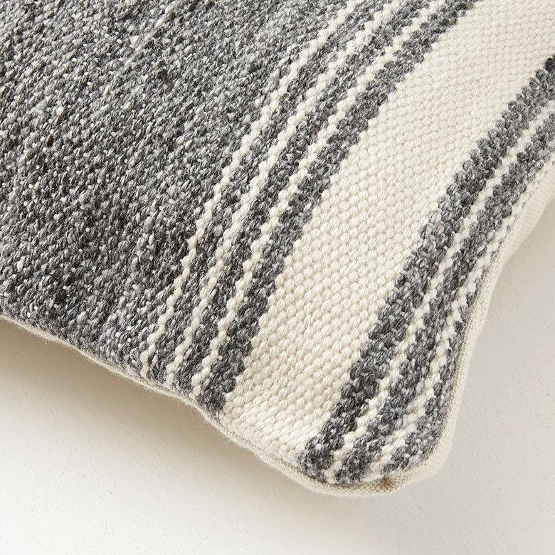 クッションカバー キリム柄 30ｘ50cm ボーダー柄 インド  長方形 横長 ピロー 背もたれ ソファ ベッド アウトドア 車内 おしゃれ かっこいい 北欧 西海岸 34479 | ブランド登録なし | 08