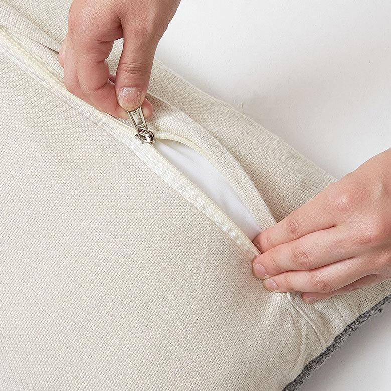 クッションカバー キリム柄 30ｘ50cm ボーダー柄 インド  長方形 横長 ピロー 背もたれ ソファ ベッド アウトドア 車内 おしゃれ かっこいい 北欧 西海岸 34480 | ブランド登録なし | 14